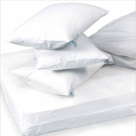 Allsana Housse de coussin hypoallergénique 50 x 70 cm | Parure de lit  anti-acariens | Protection contre les acariens pour les personnes  allergiques à